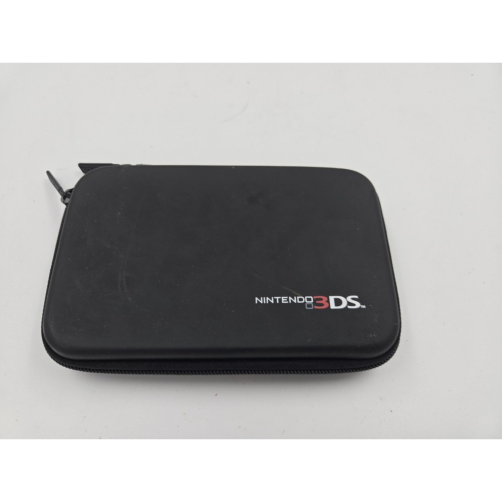 Nintendo 3DS Hard Shell Carrying Case Hori Black Travel Game Organizer Pouch